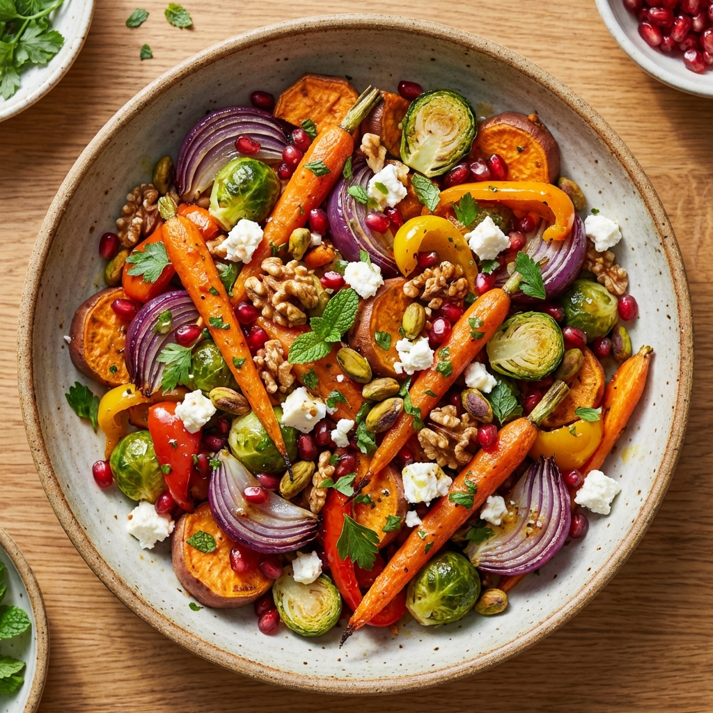 Lichte vegetarische tafel